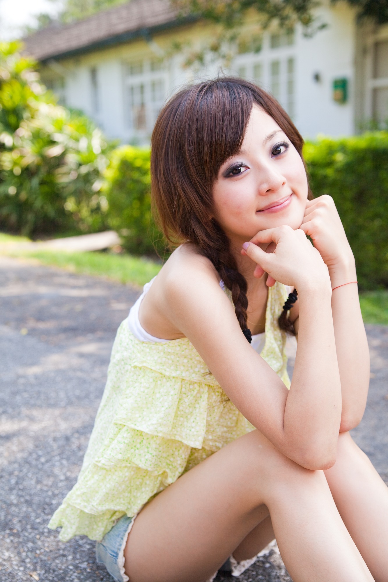 台湾清纯美女果子MM张凯洁@陽明山美軍宿舍2