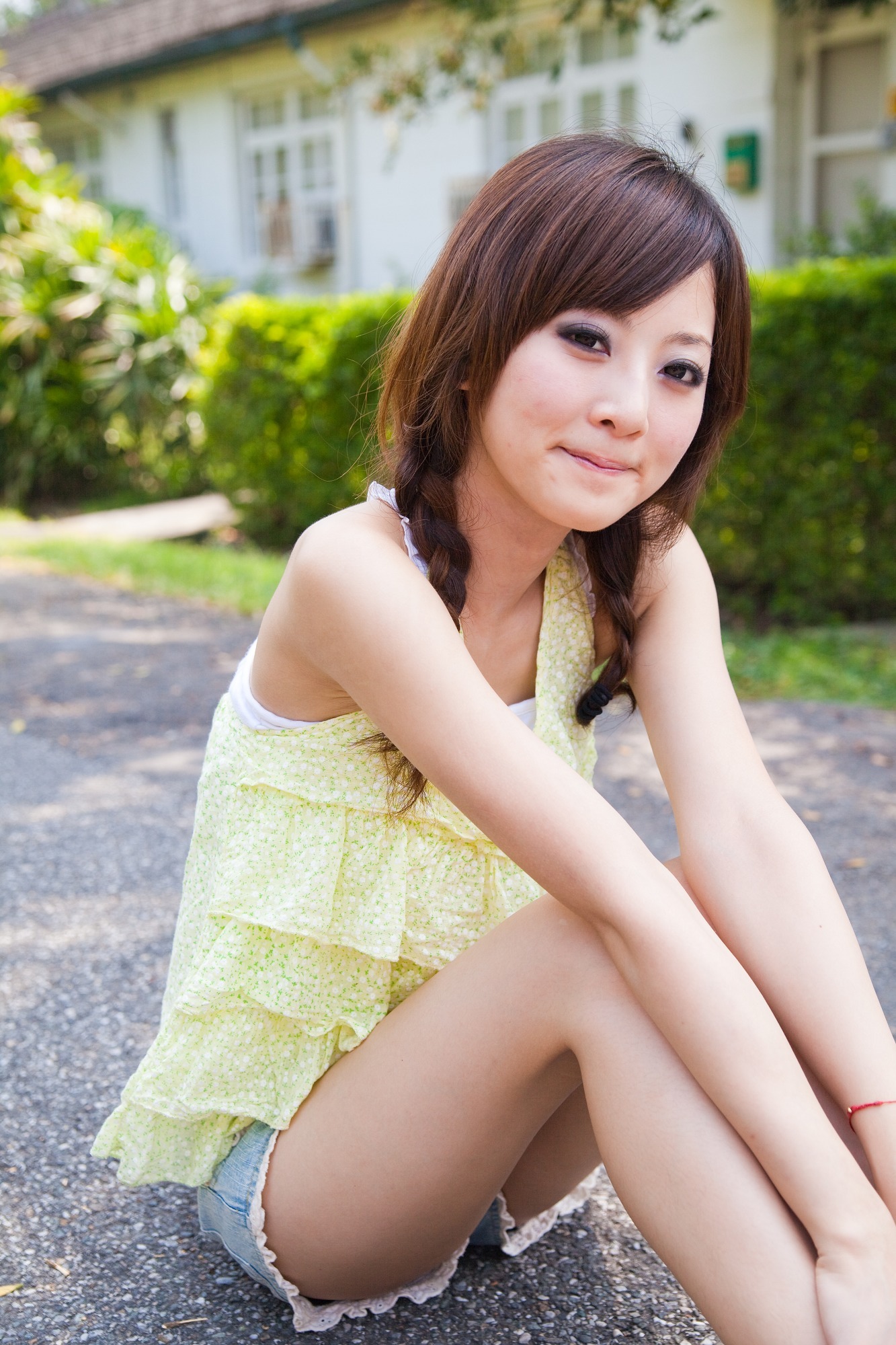 台湾清纯美女果子MM张凯洁@陽明山美軍宿舍2