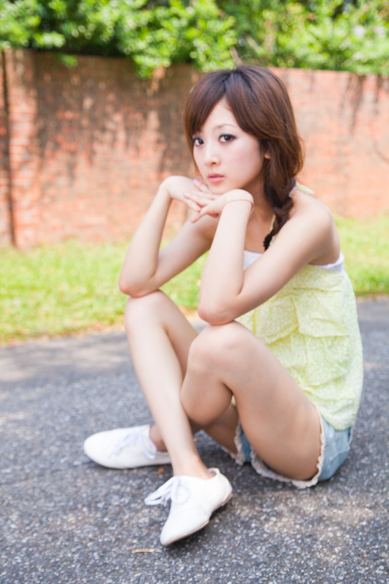 台湾清纯美女果子MM张凯洁@陽明山美軍宿舍2