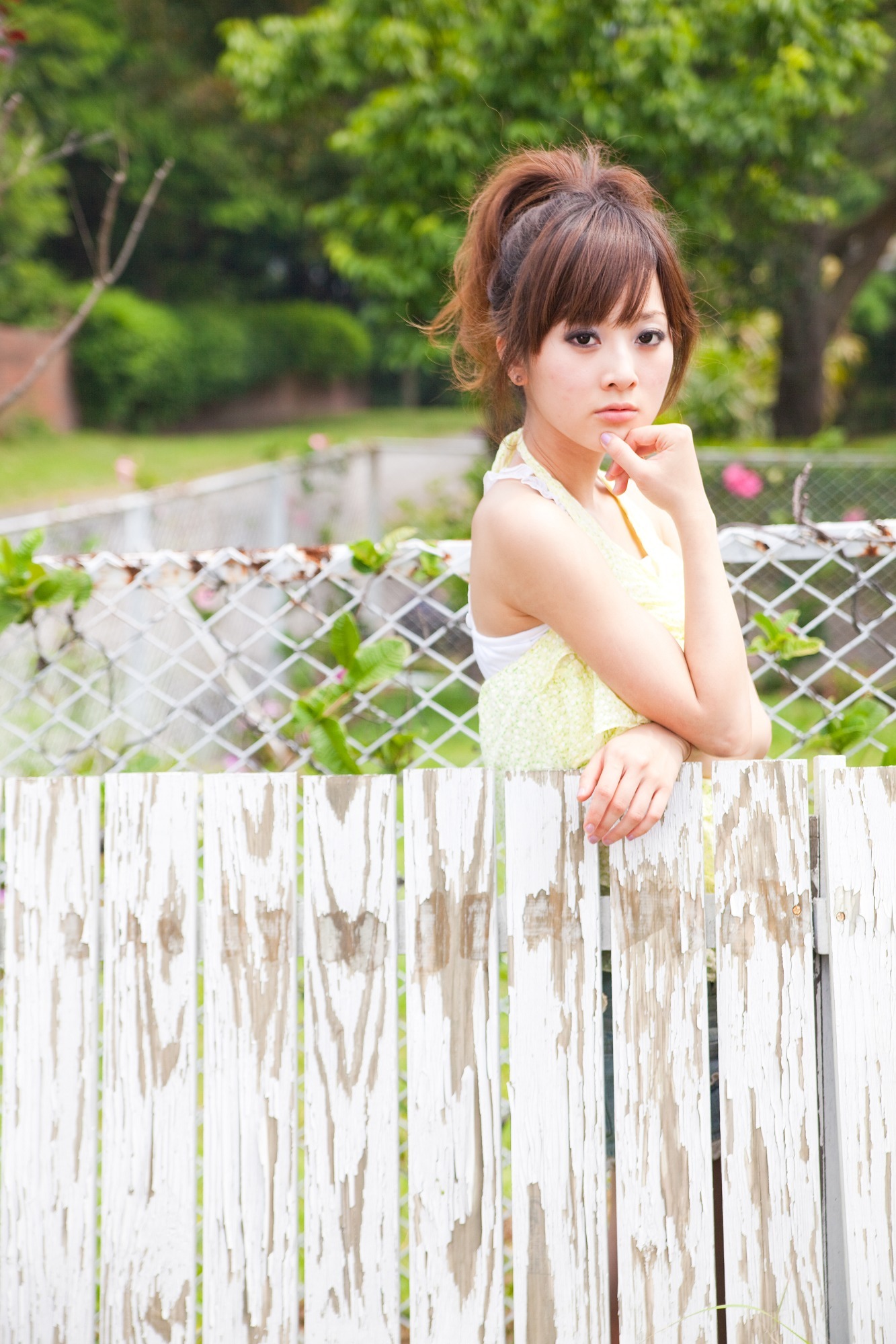 台湾清纯美女果子MM张凯洁@陽明山美軍宿舍2