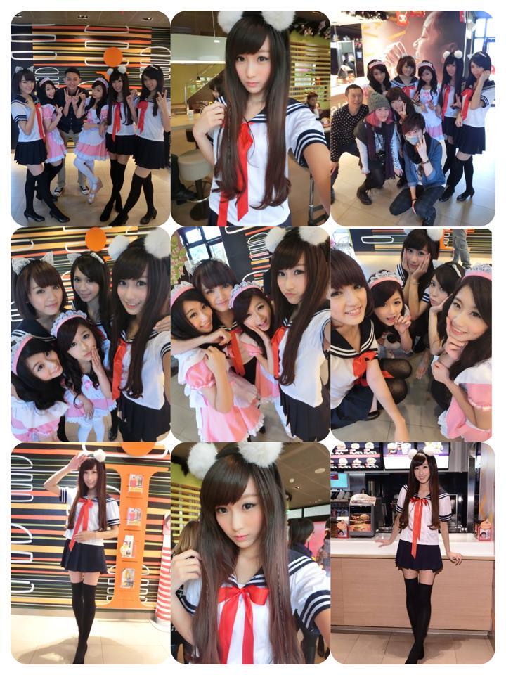 麦当劳最美店员张楚珊写真自拍