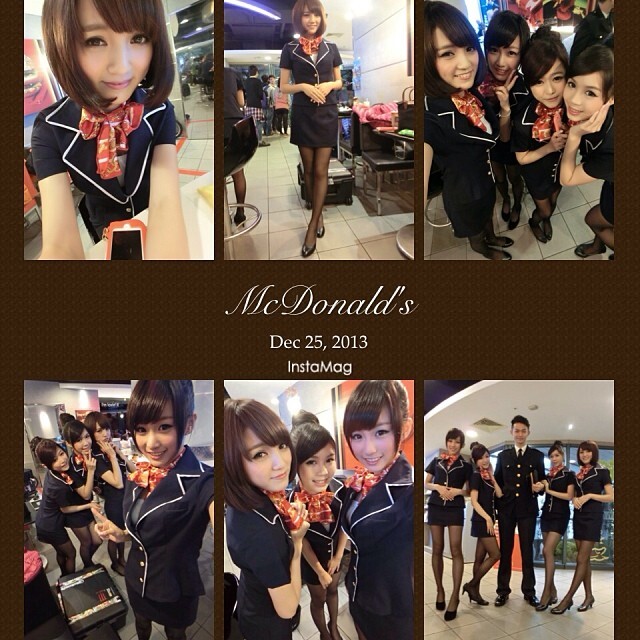 麦当劳最美店员张楚珊写真自拍