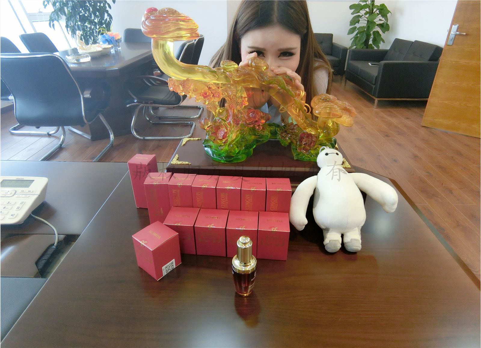 网络红人苏夏妞妞最新微博工作图集 工作状态