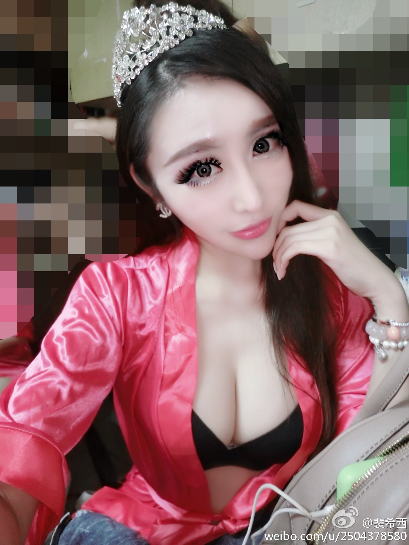 性感豪乳车模 - 裴希西 黑丝长腿姐姐 3