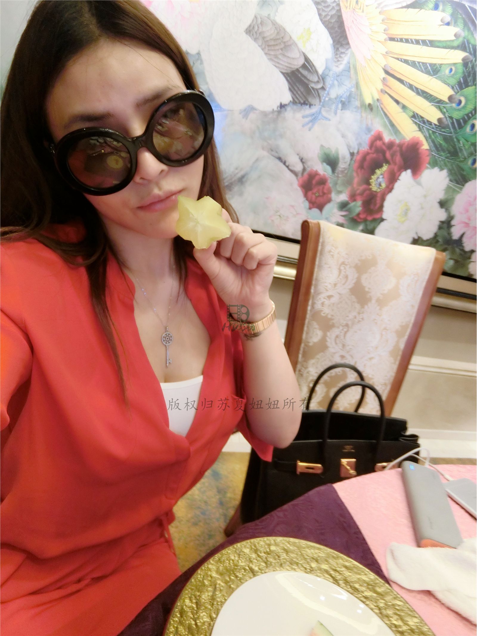 网络红人苏夏妞妞最新微博工作图集 全新苏夏