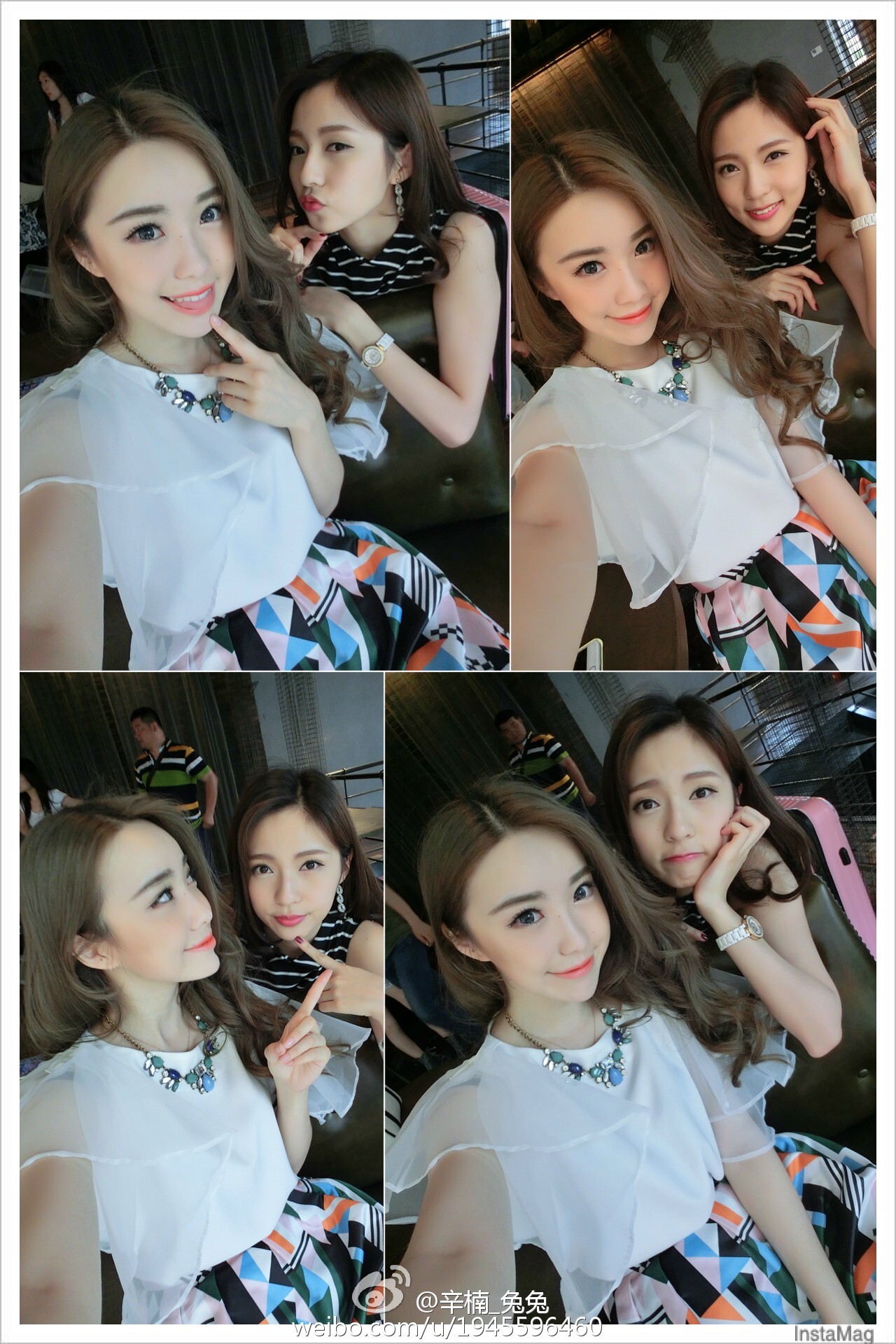 性感美女车模辛楠兔兔微博美图