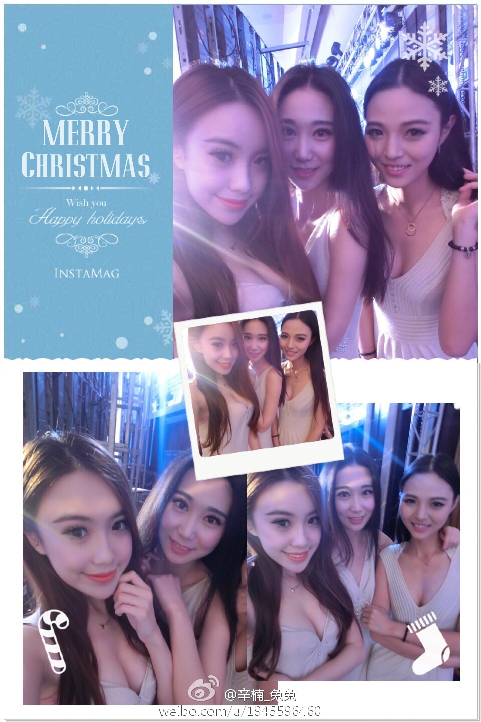 美女如云白衣美女车模辛楠兔兔微博图集