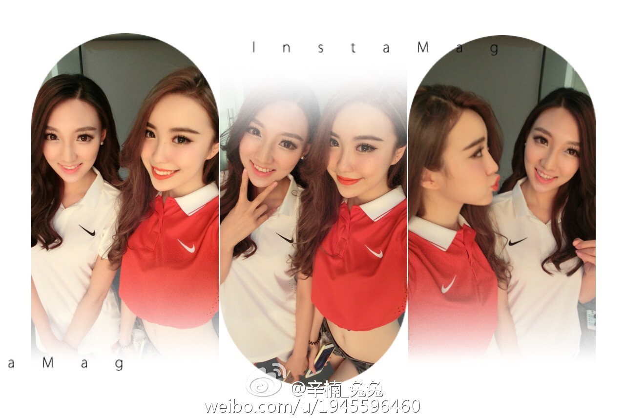 美女如云白衣美女车模辛楠兔兔微博图集2