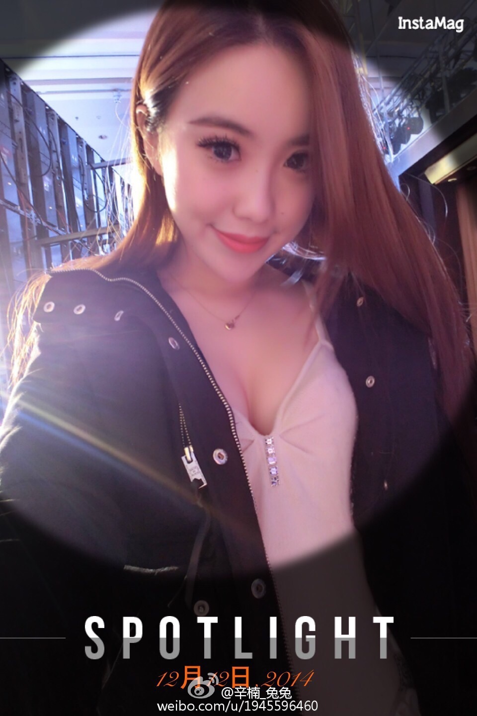 美女如云白衣美女车模辛楠兔兔微博图集2