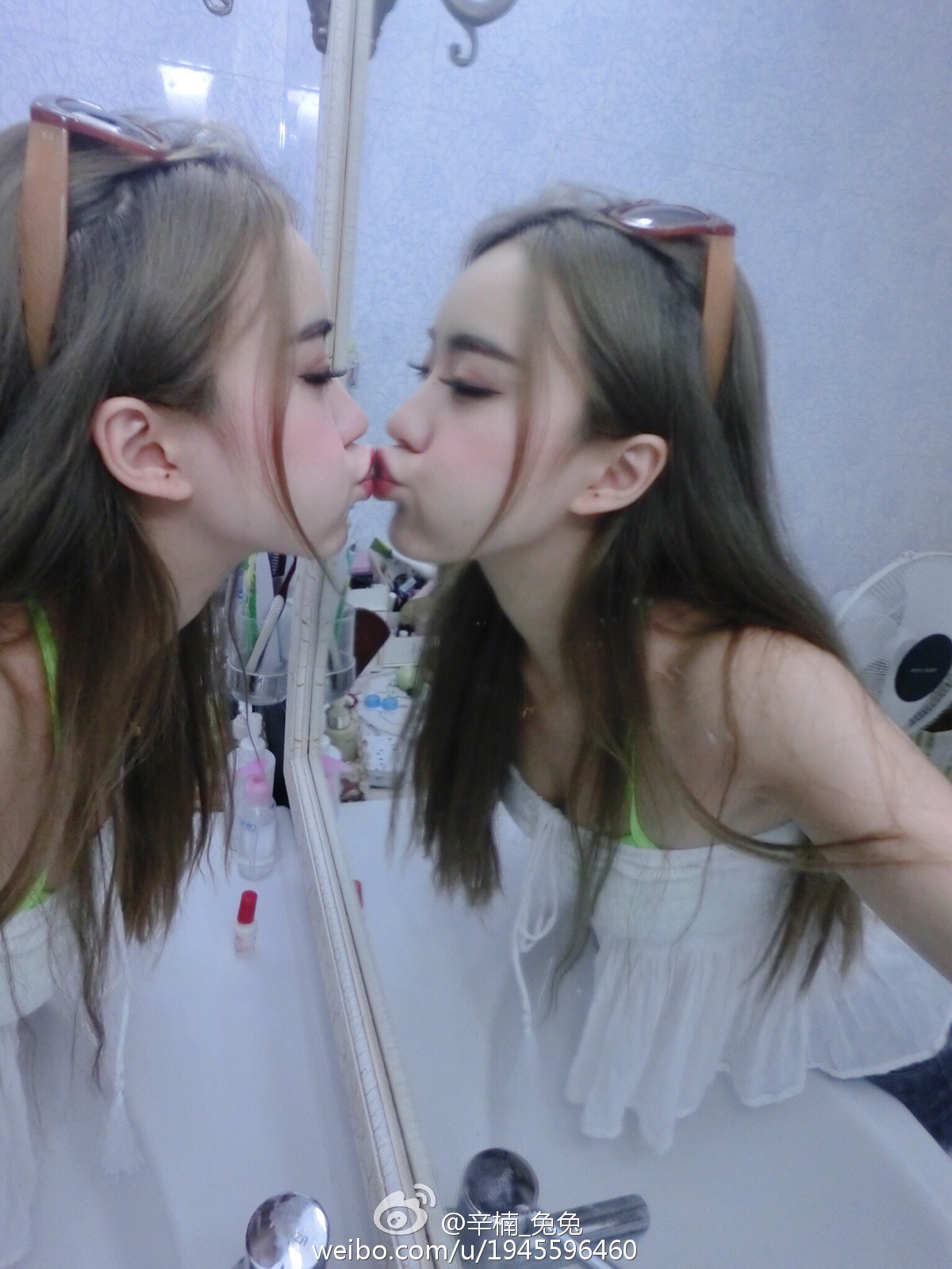 美女如云白衣美女车模辛楠兔兔微博图集2