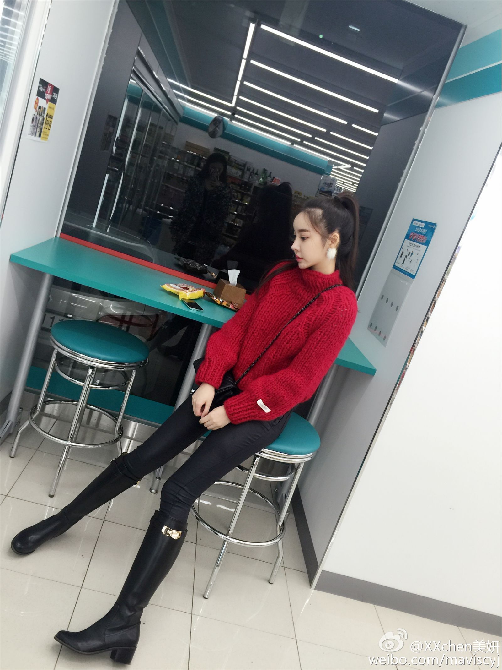 嗲囡囡新人女神chen美妍微博美图 2