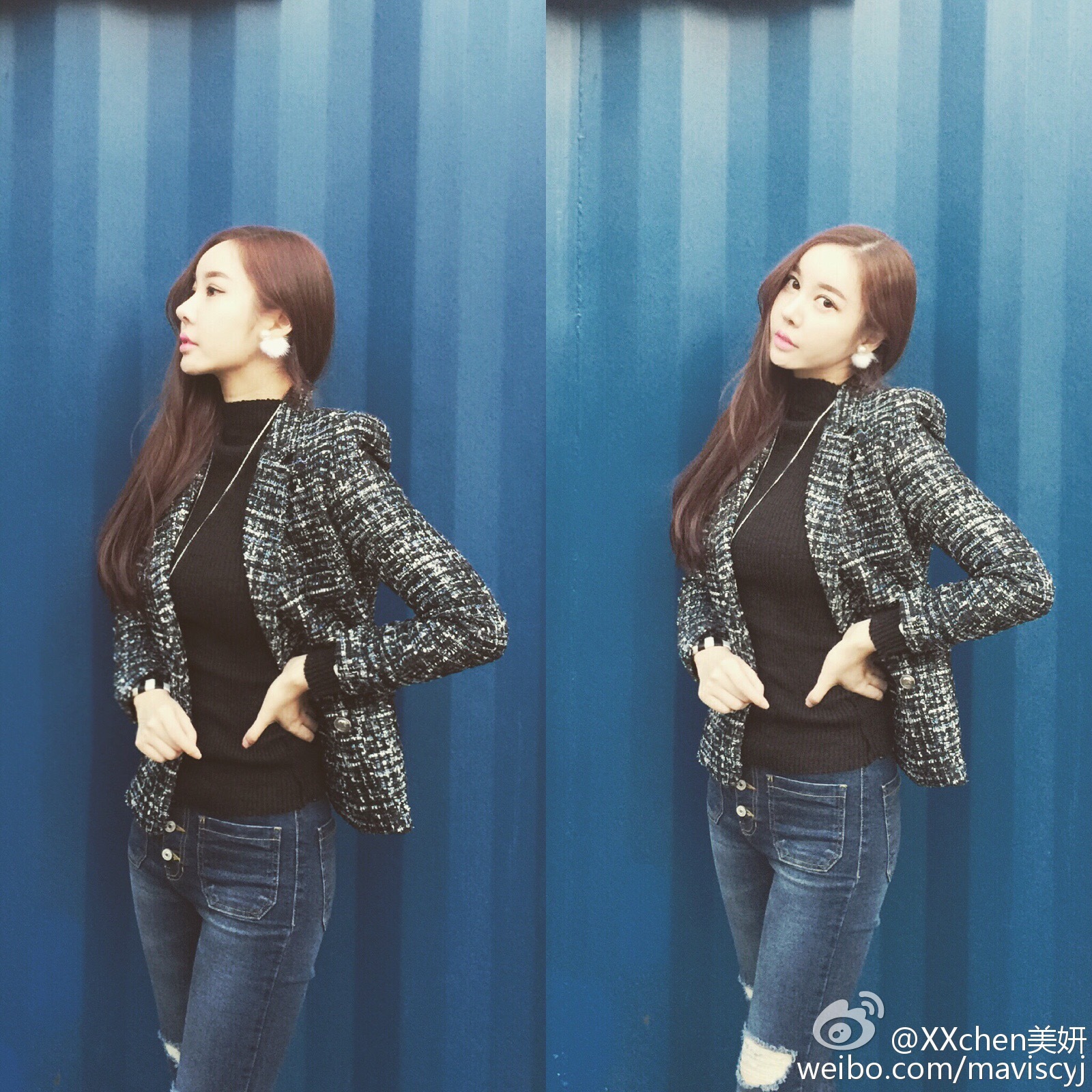 嗲囡囡新人女神chen美妍微博美图 2