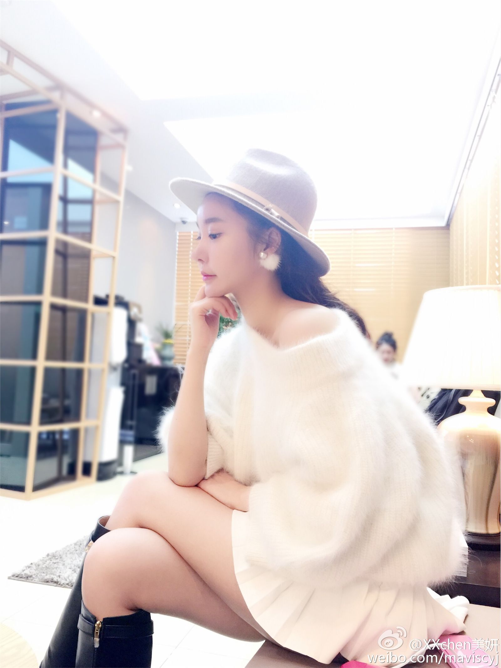 嗲囡囡新人女神chen美妍微博美图 2