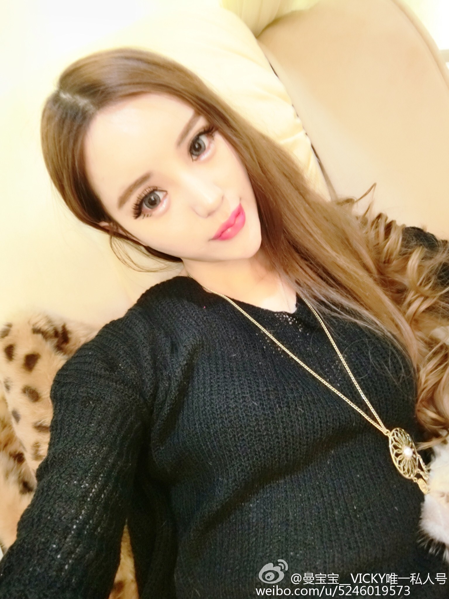 AISS爱丝模特曼宝宝微博写真照 1