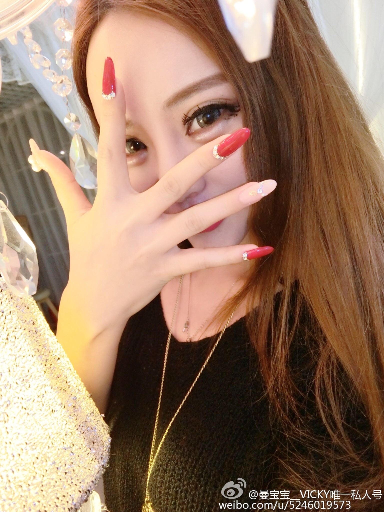 AISS爱丝模特曼宝宝微博写真照 1