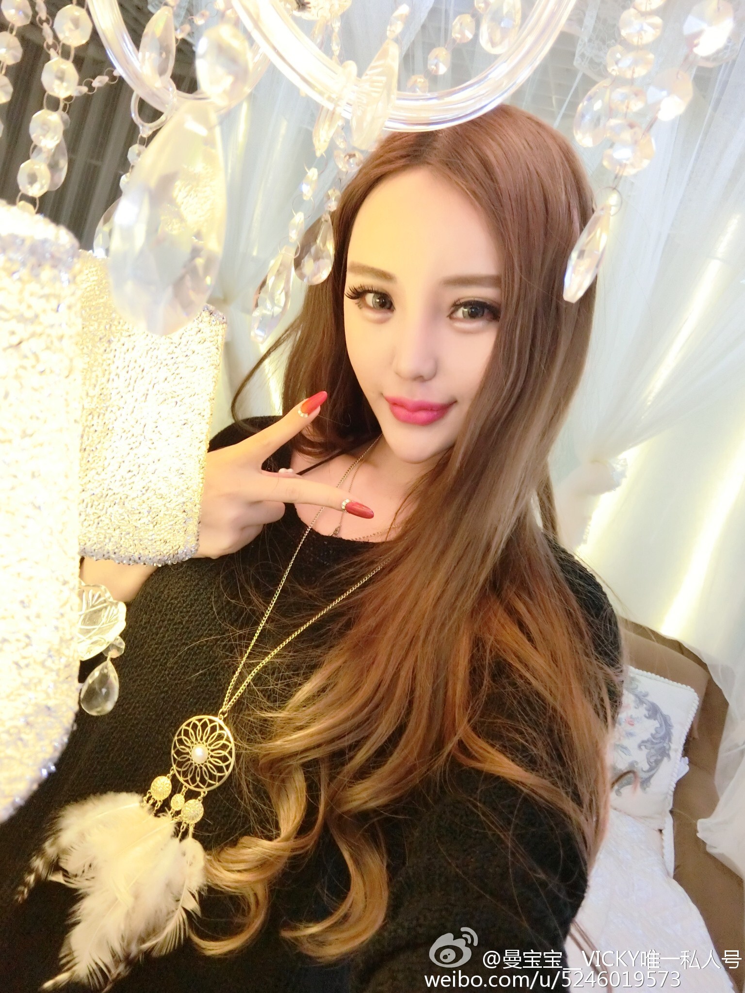 AISS爱丝模特曼宝宝微博写真照 1