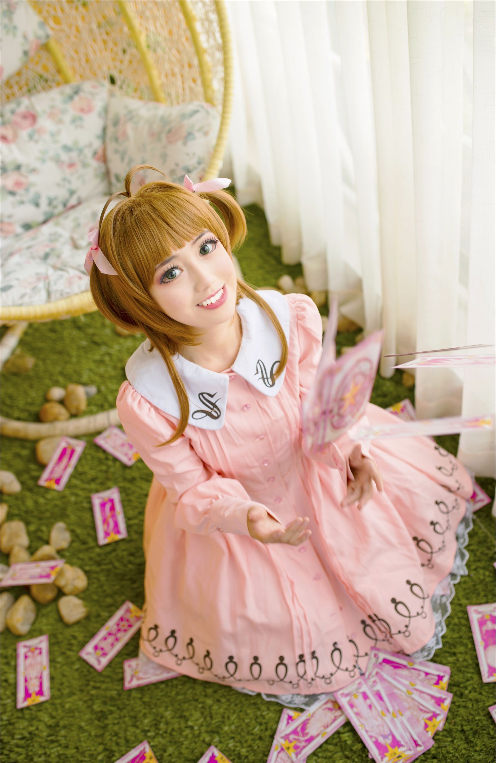 COS正片 小樱 我们来玩牌吧