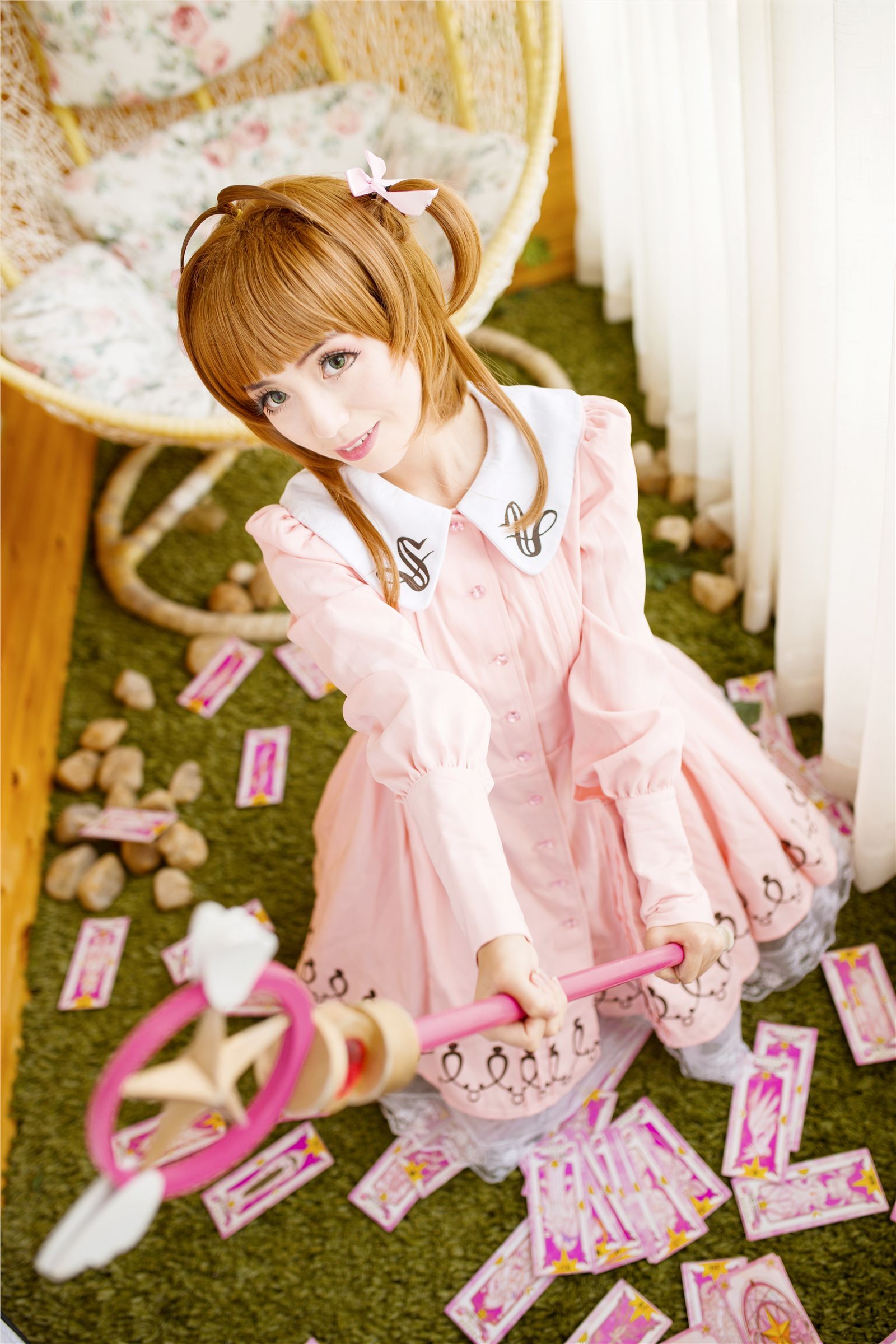 COS正片 小樱 我们来玩牌吧