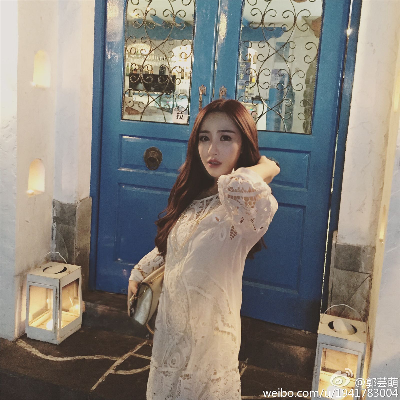 美女模特郭芸萌 微博美图合集