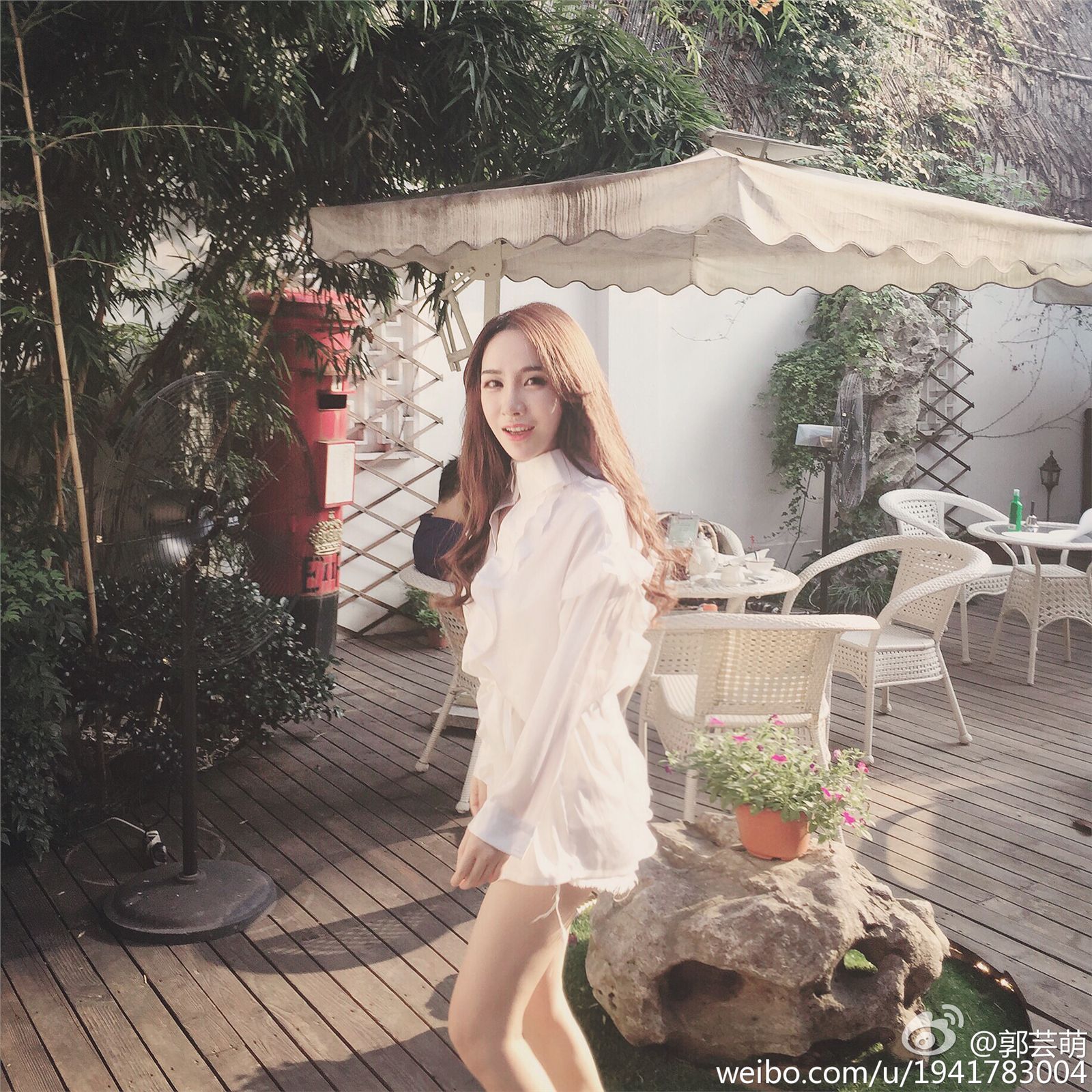 美女模特郭芸萌 微博美图合集