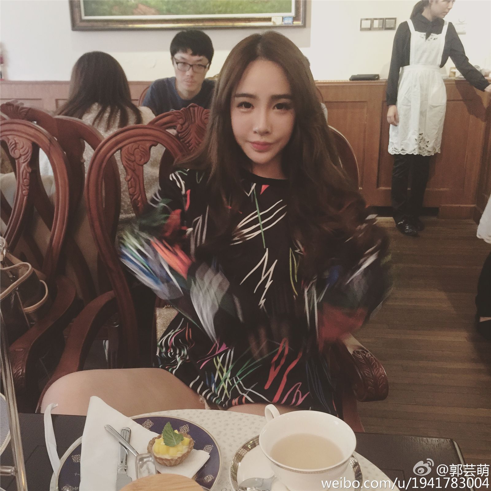 美女模特郭芸萌 微博美图合集