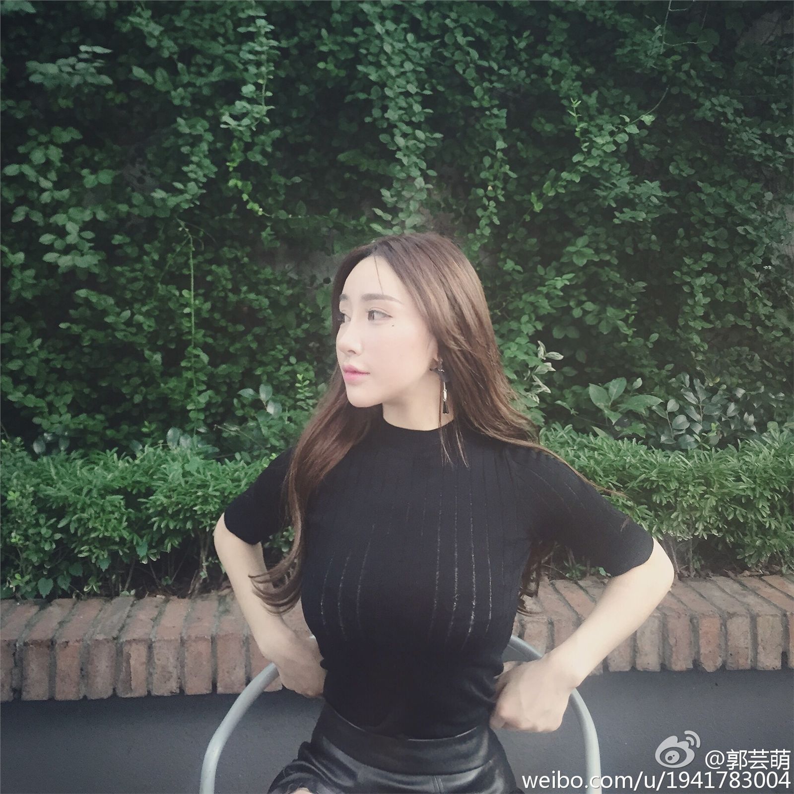 美女模特郭芸萌 微博美图合集