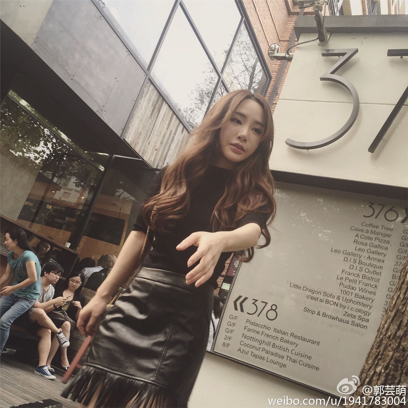 美女模特郭芸萌 微博美图合集