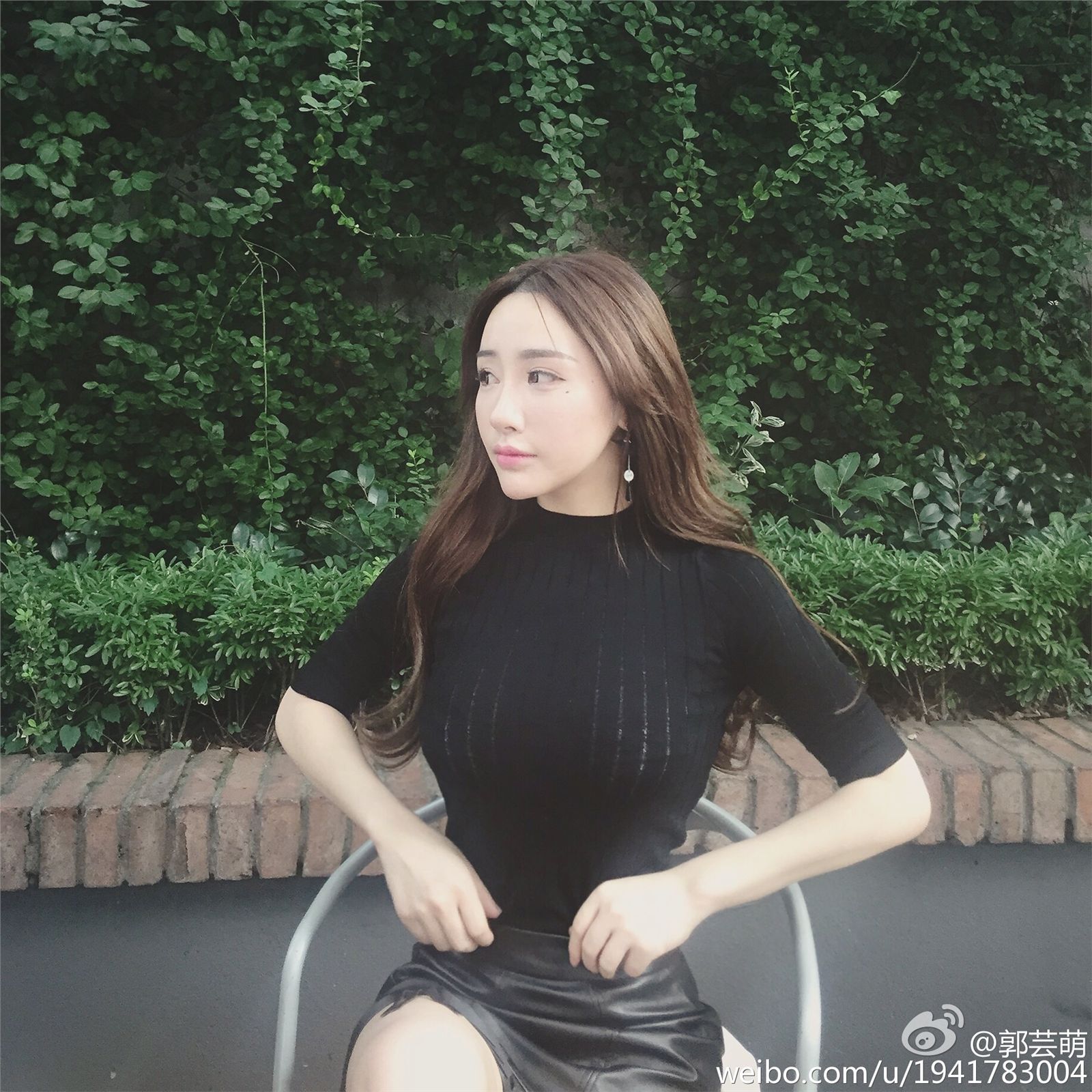 美女模特郭芸萌 微博美图合集