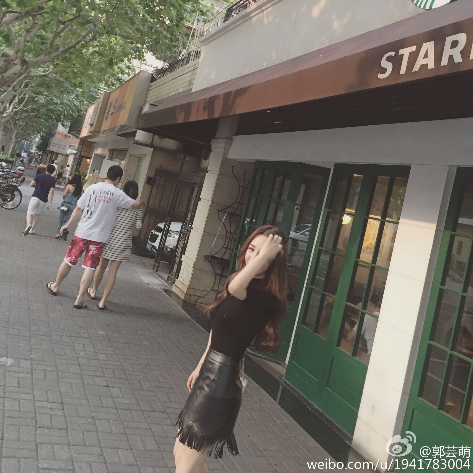 美女模特郭芸萌 微博美图合集