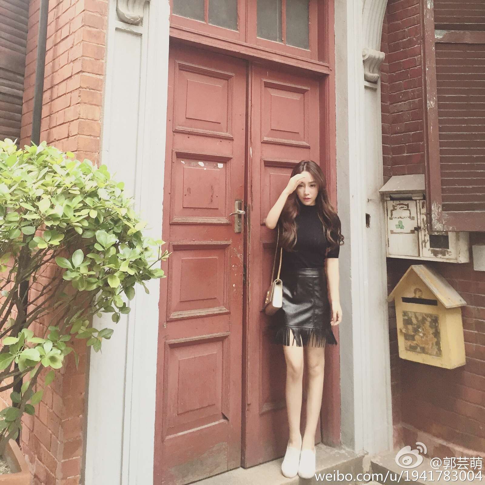 美女模特郭芸萌 微博美图合集