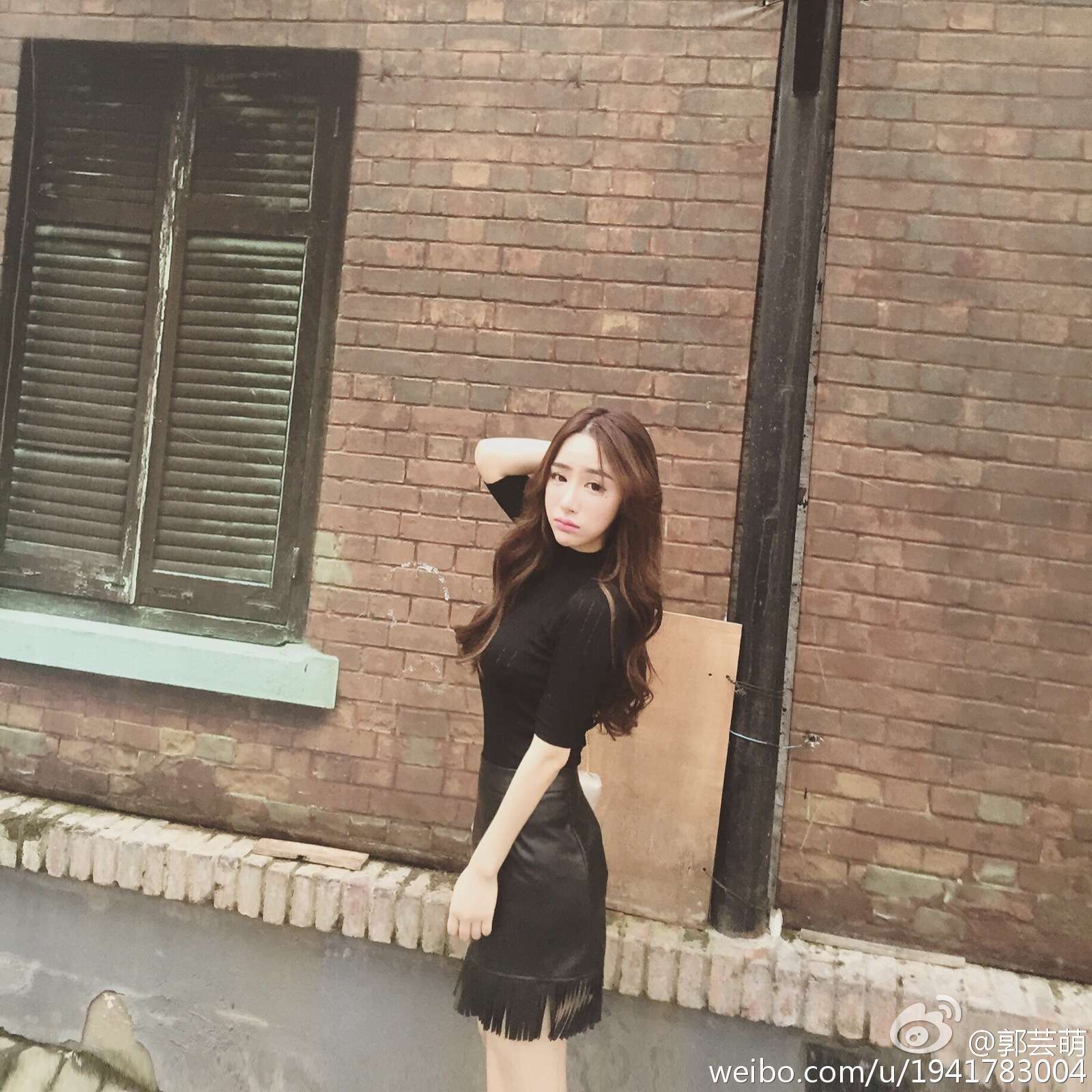 美女模特郭芸萌 微博美图合集