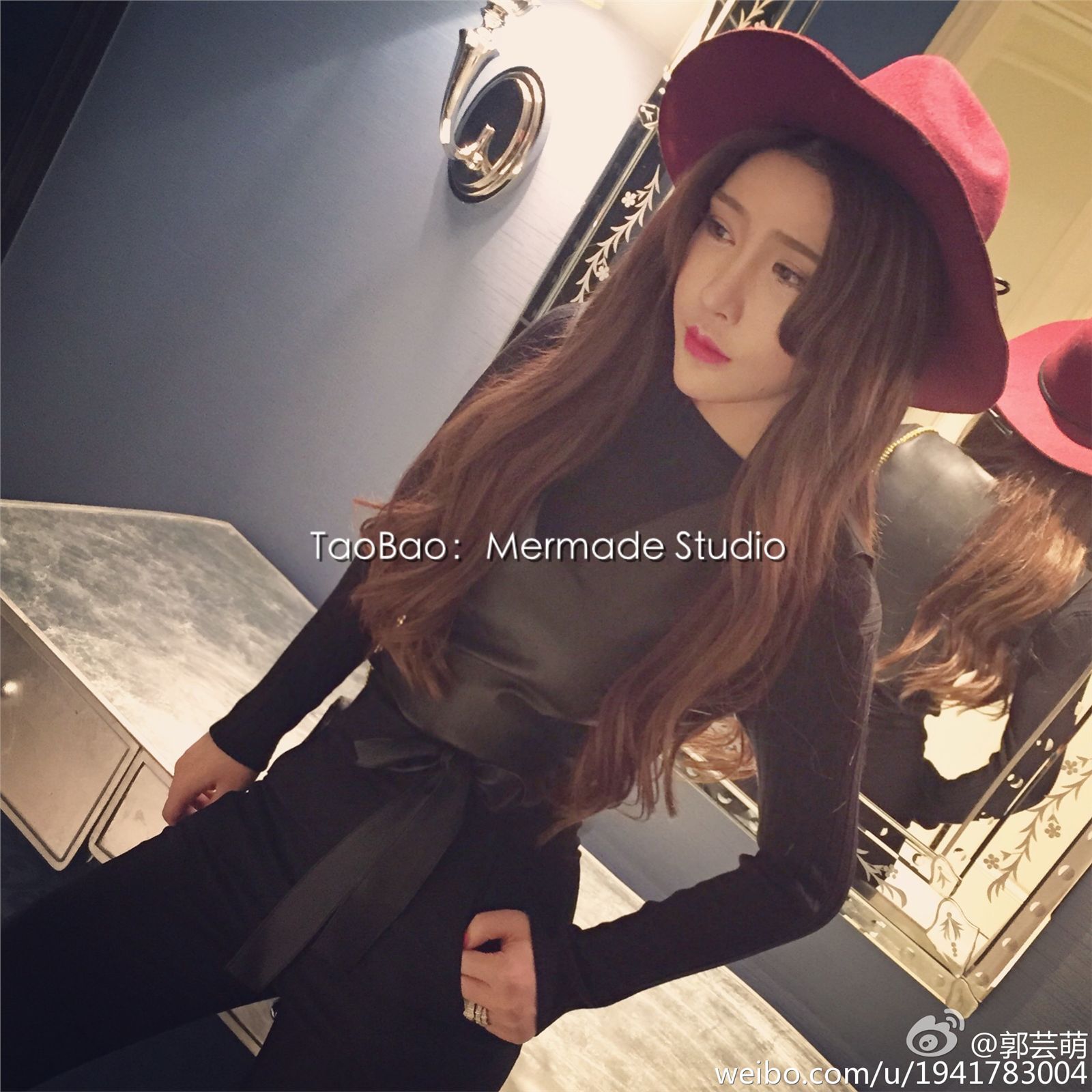 美女模特郭芸萌 微博美图合集