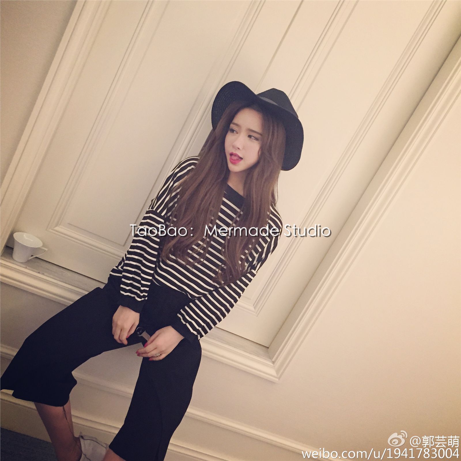 美女模特郭芸萌 微博美图合集