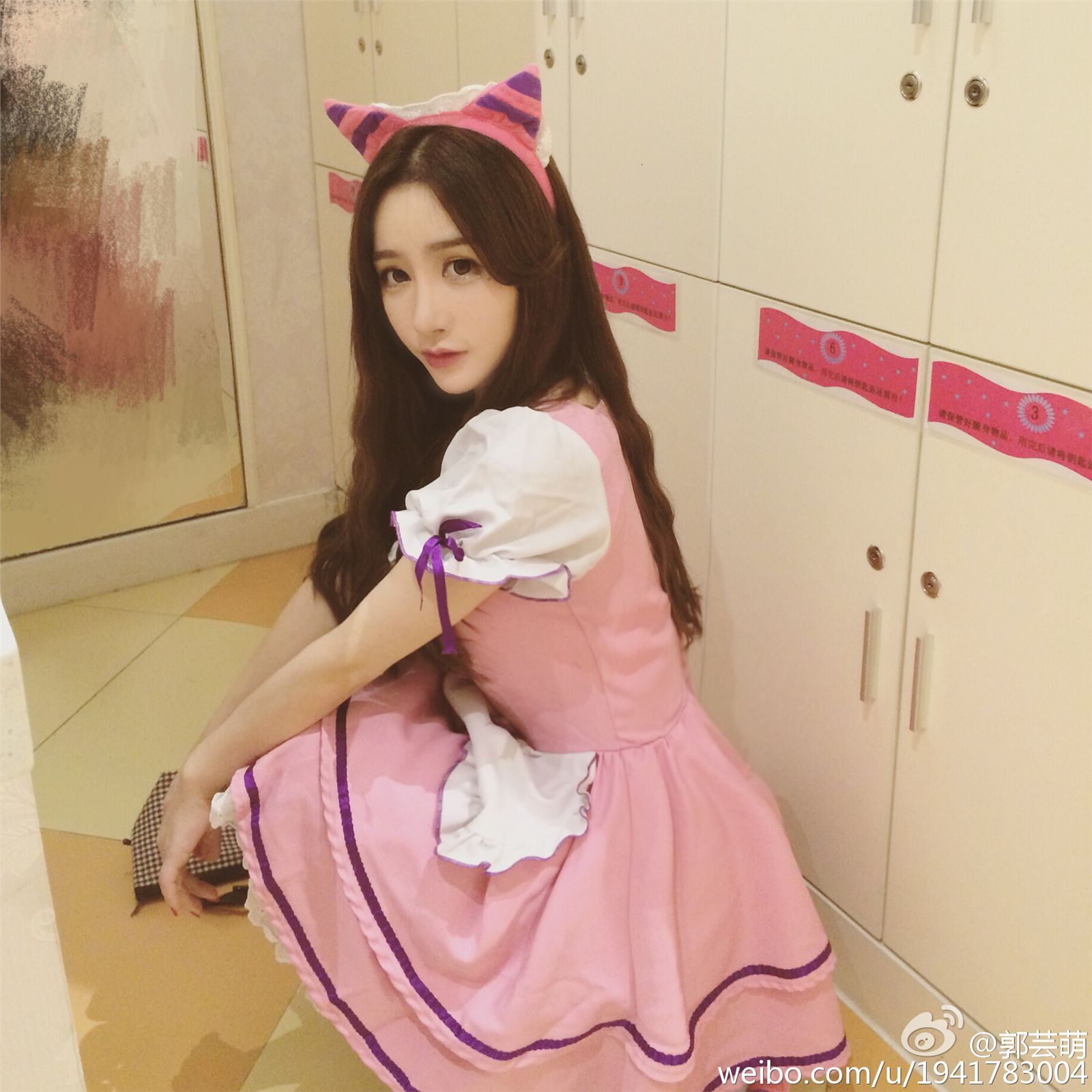 美女模特郭芸萌 微博美图合集