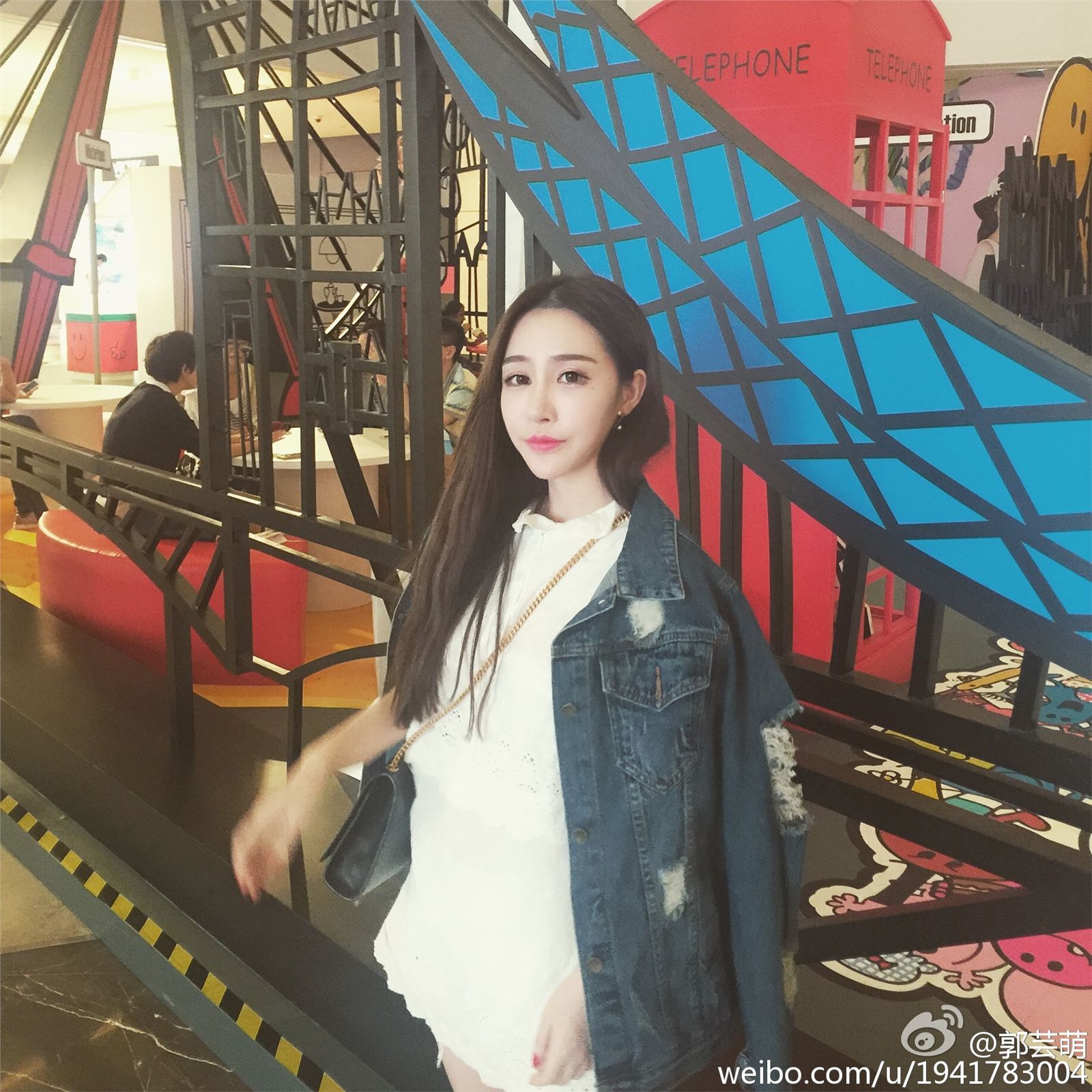 美女模特郭芸萌 微博美图合集