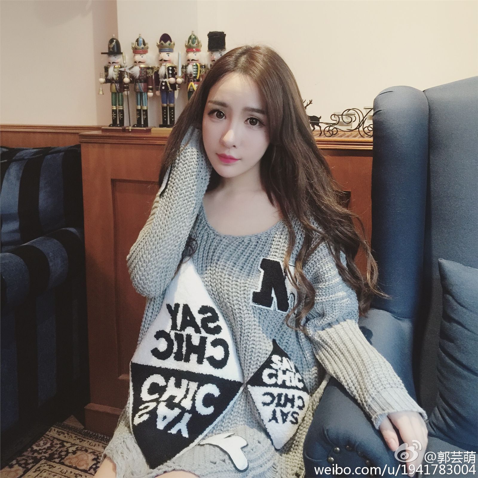 美女模特郭芸萌 微博美图合集