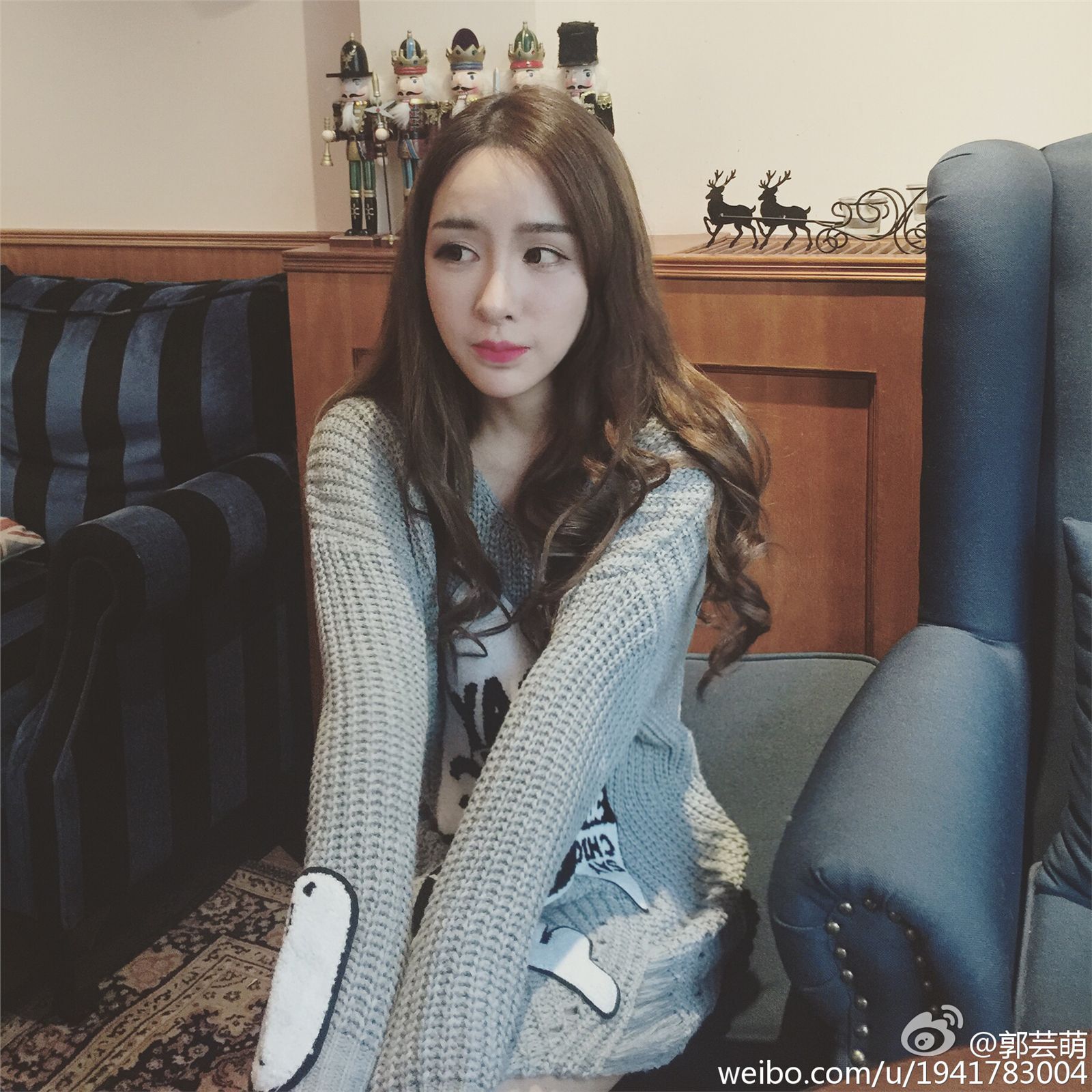 美女模特郭芸萌 微博美图合集