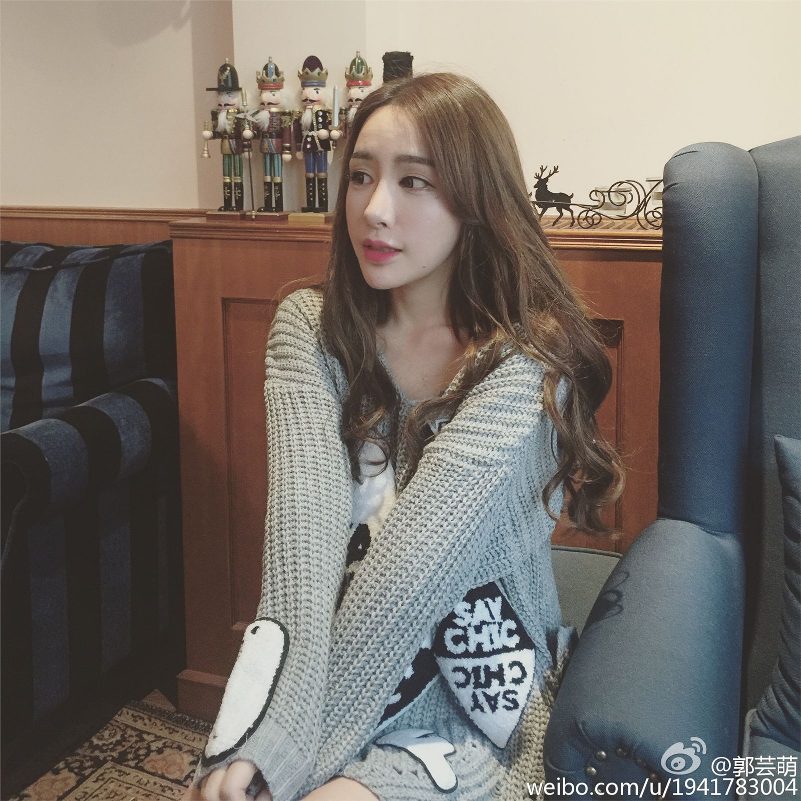 美女模特郭芸萌 微博美图合集