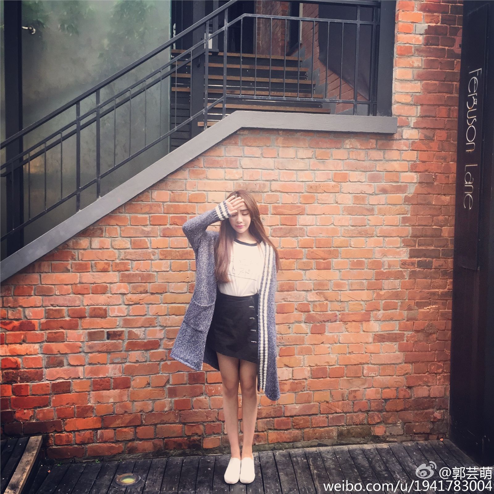 美女模特郭芸萌 微博美图合集