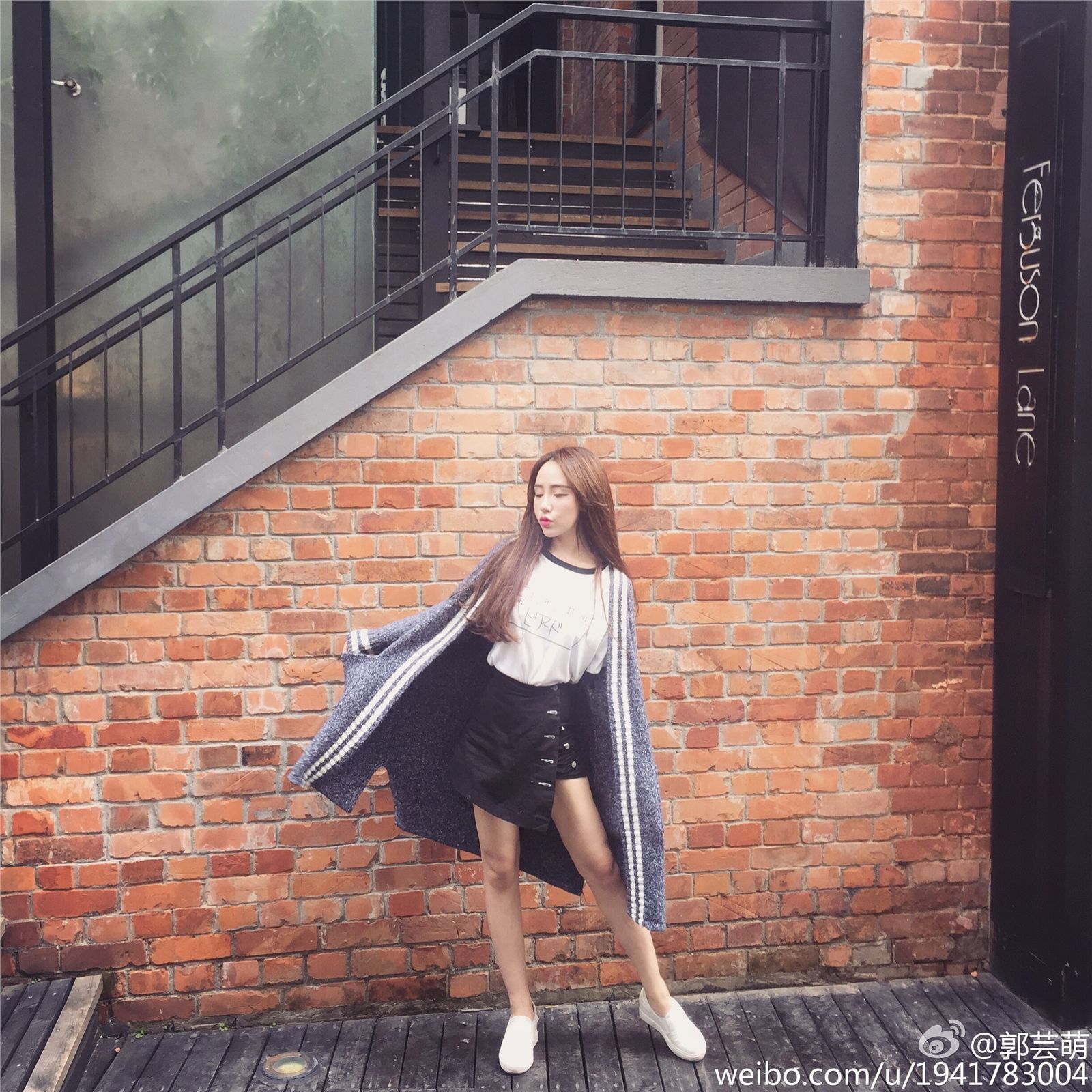 美女模特郭芸萌 微博美图合集