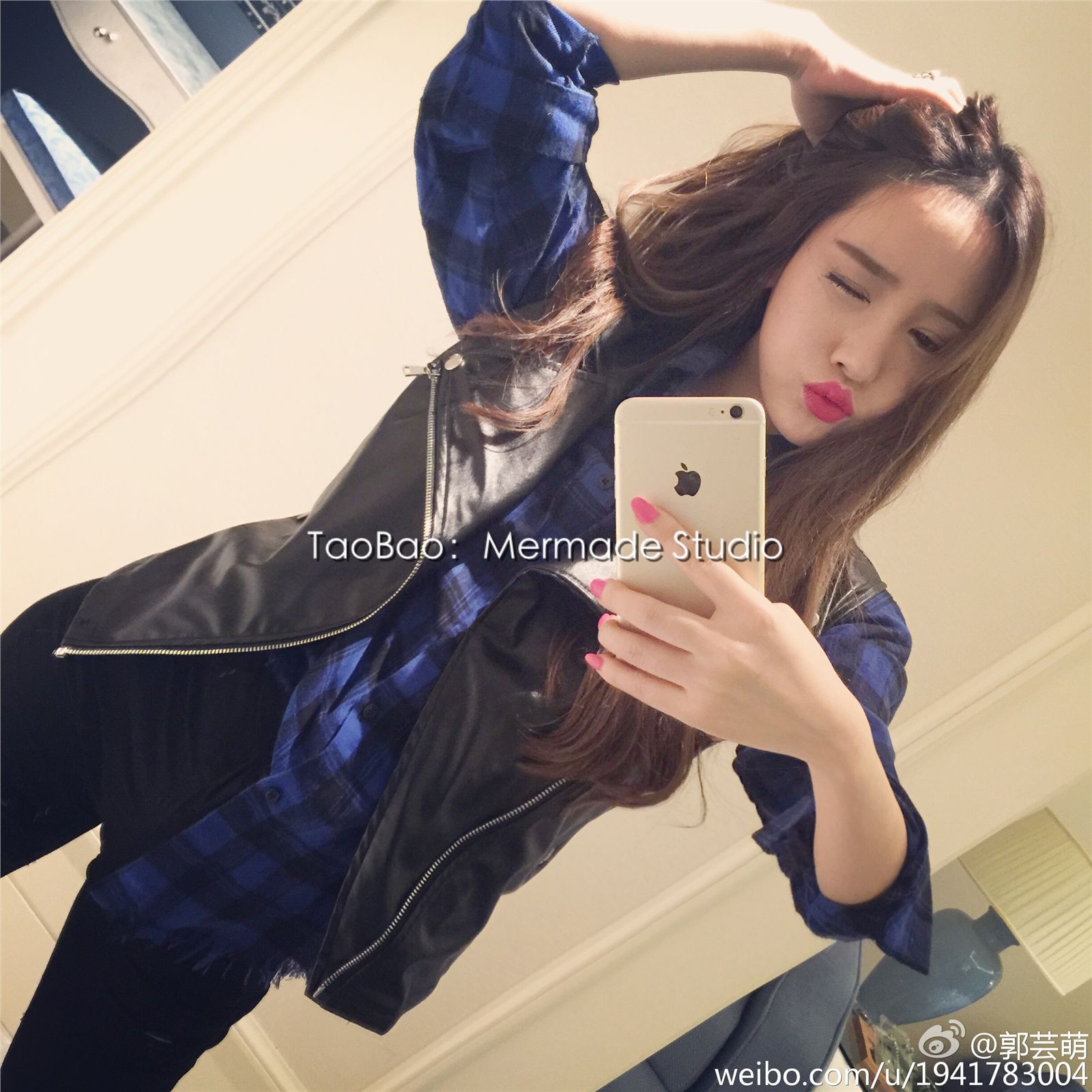 美女模特郭芸萌 微博美图合集