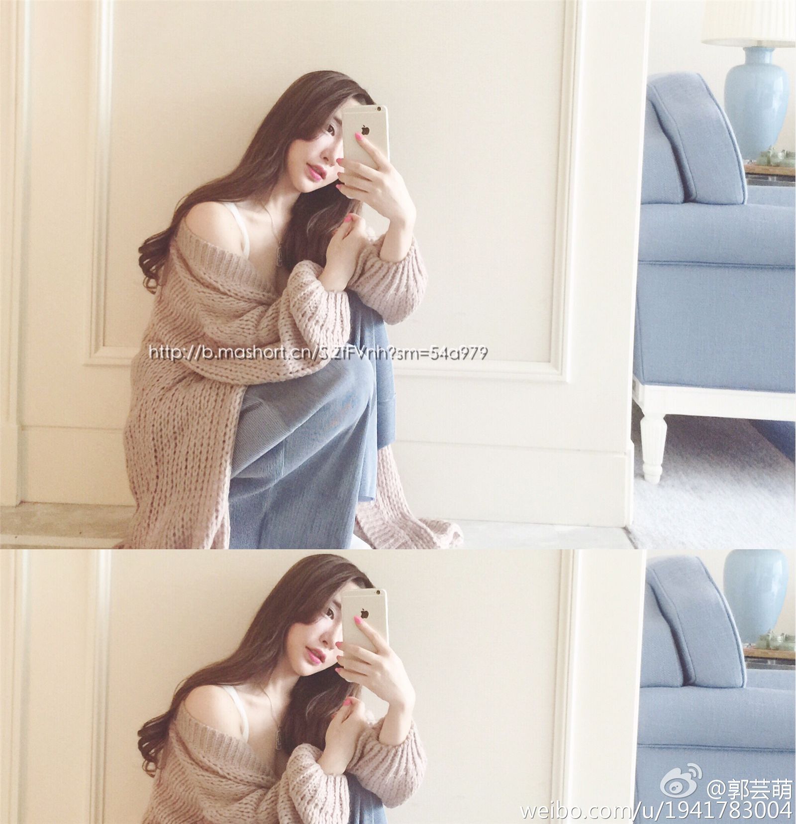 美女模特郭芸萌 微博美图合集