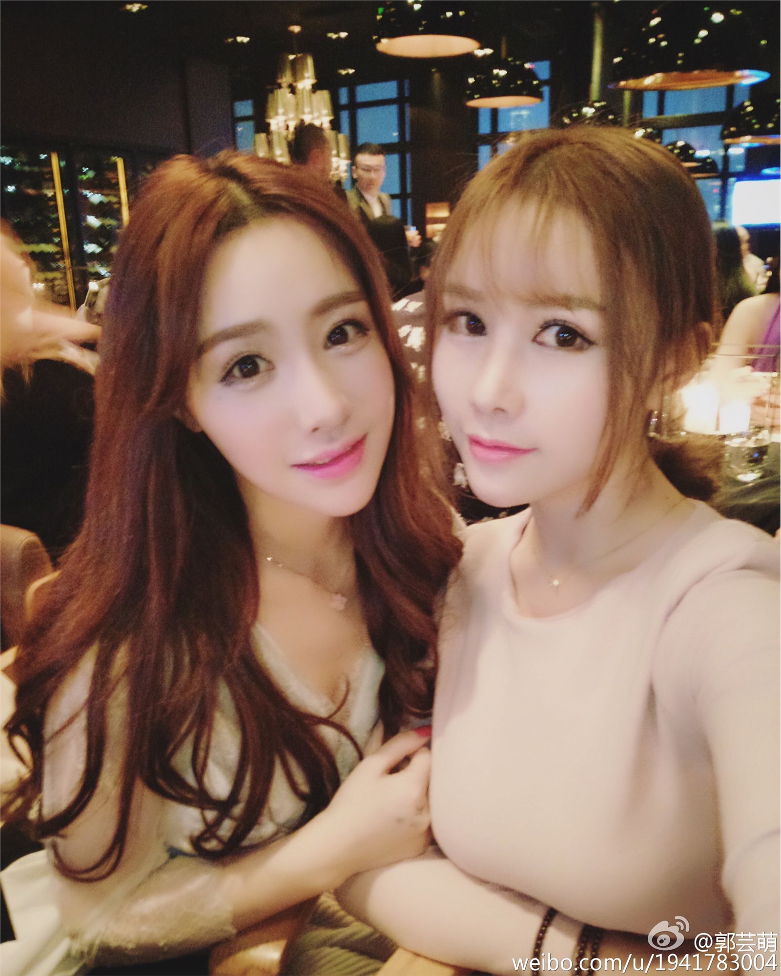 美女模特郭芸萌 微博美图合集