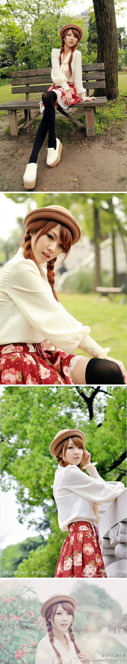 长发美女邵小喵喵清新怡人唯美图集