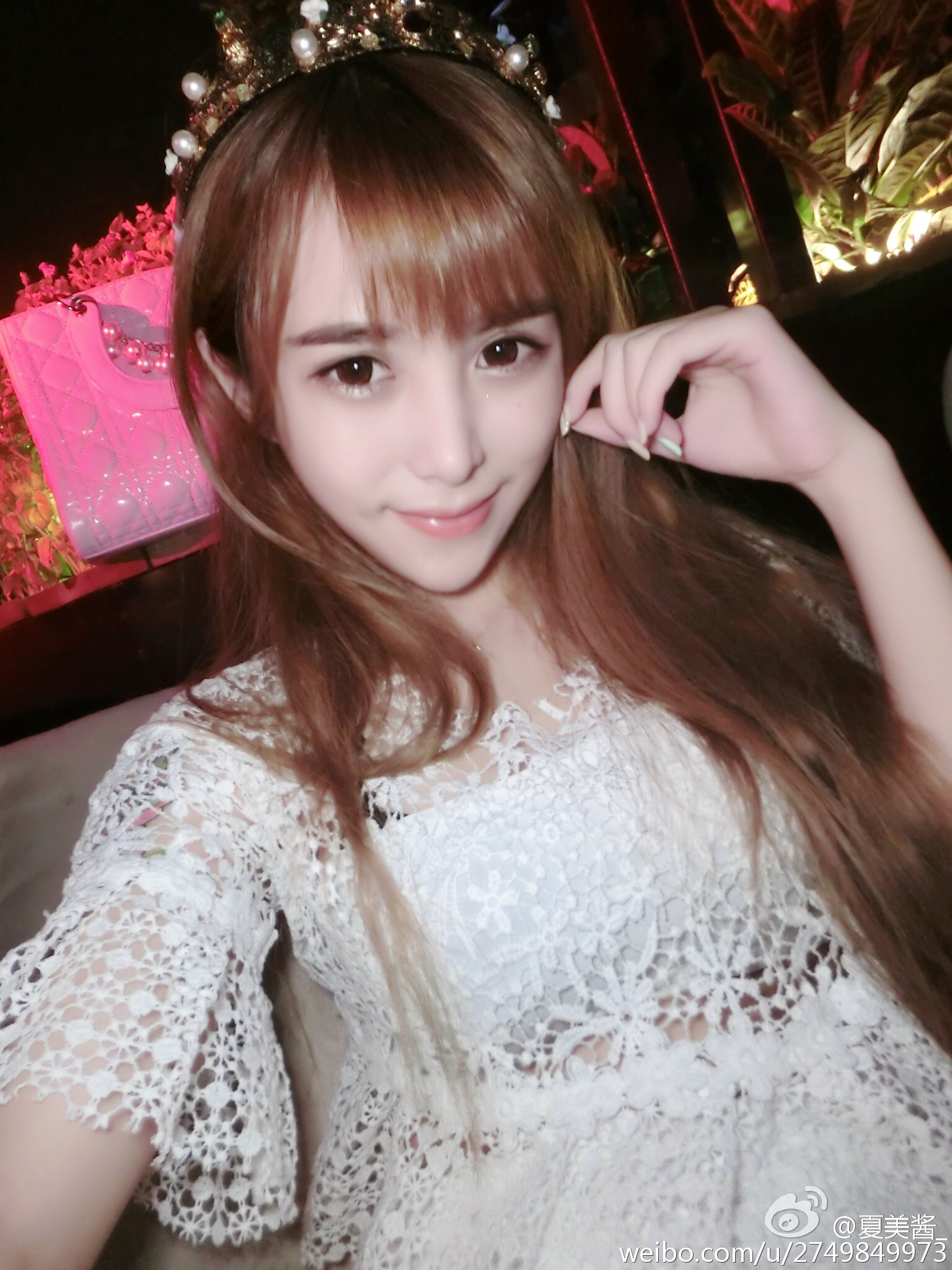 波萝社LOL美女夏美酱 微博图集