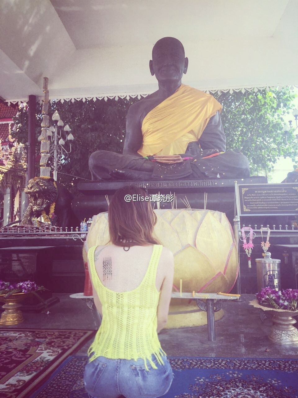 34F大胸模特Elise谭晓彤微博散图