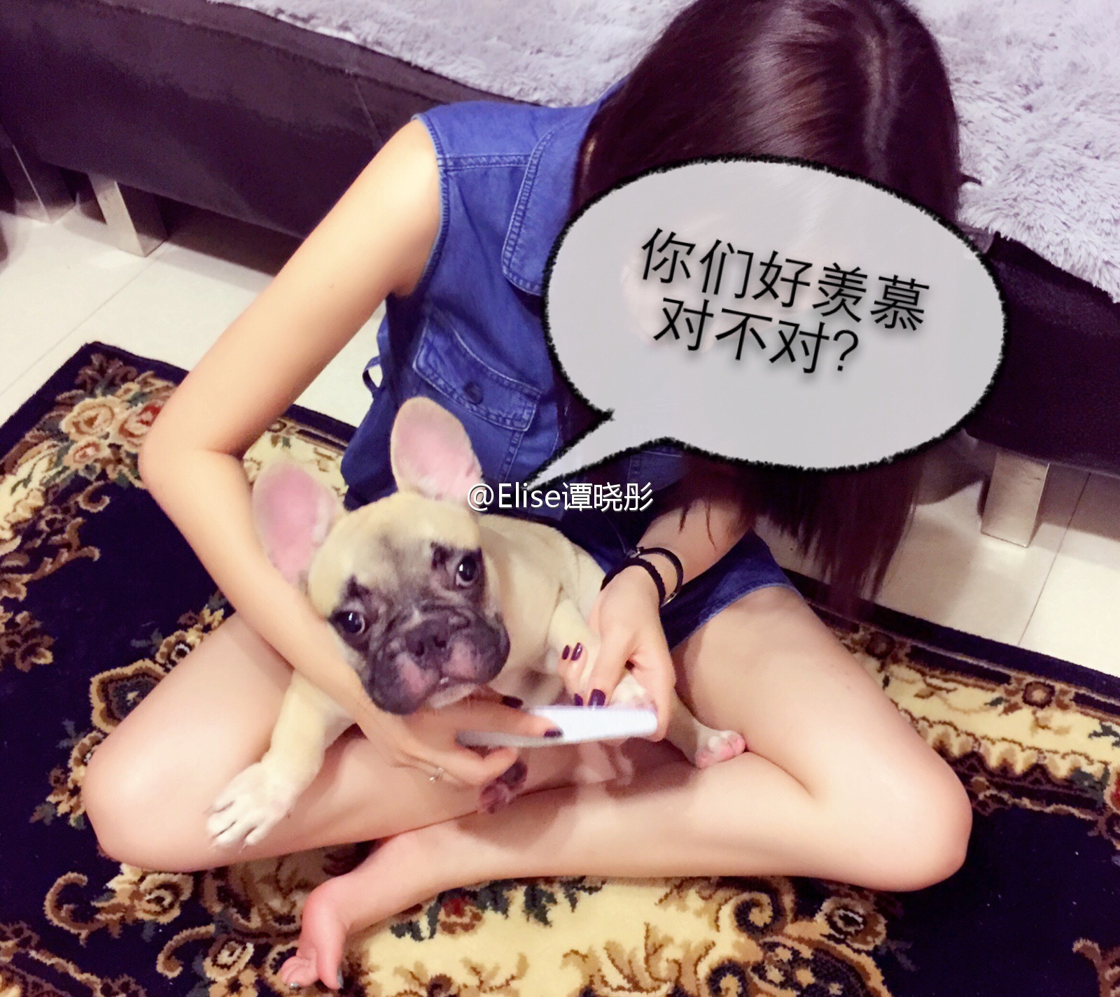 34F大胸模特Elise谭晓彤微博散图