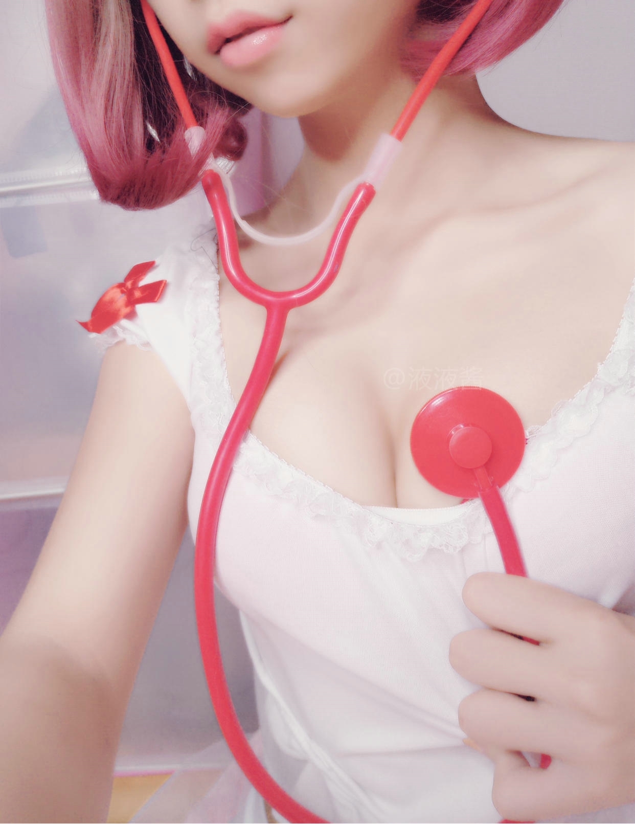 微博@液液酱YeYe – 白丝护士装