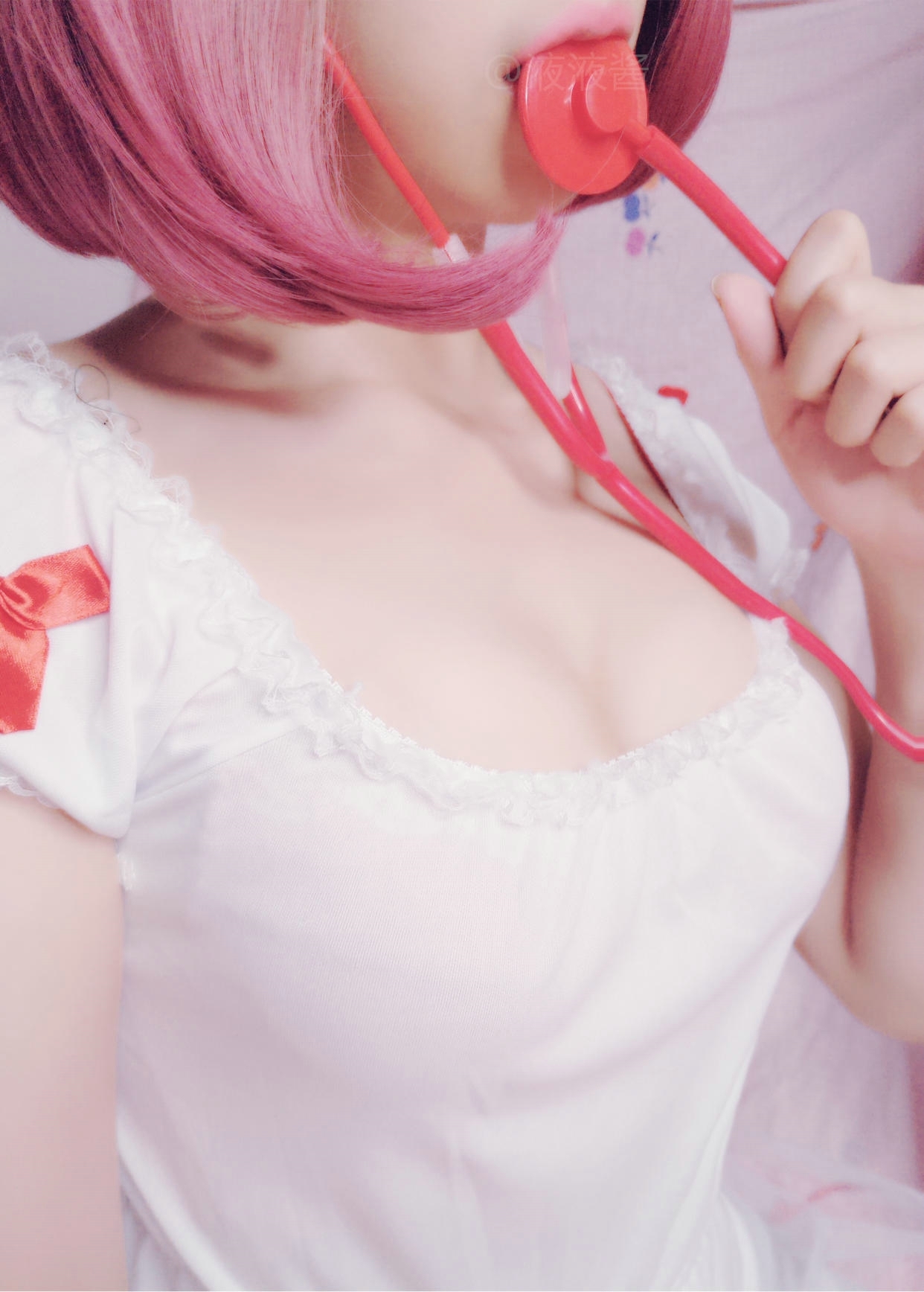 微博@液液酱YeYe – 白丝护士装