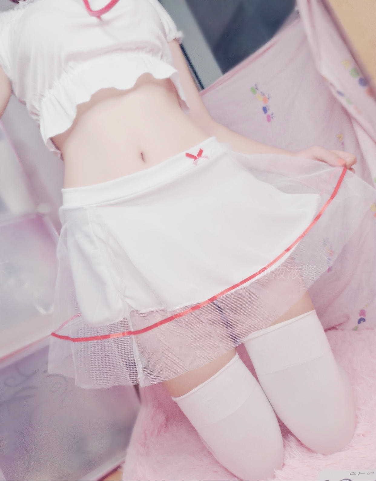 微博@液液酱YeYe – 白丝护士装